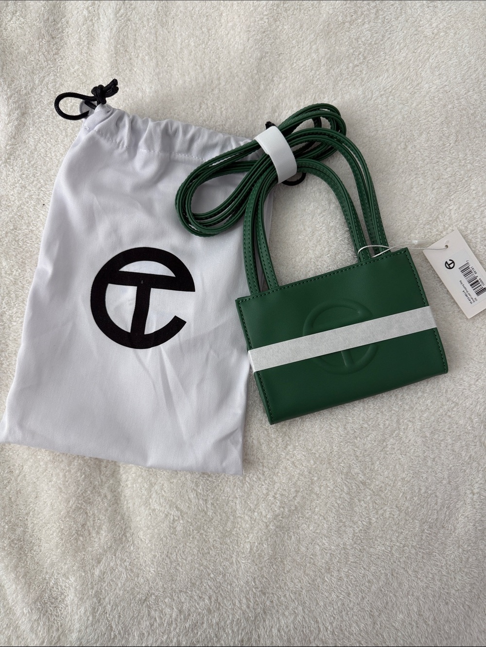 Telfar Mini Shopping Bag in Forest Green